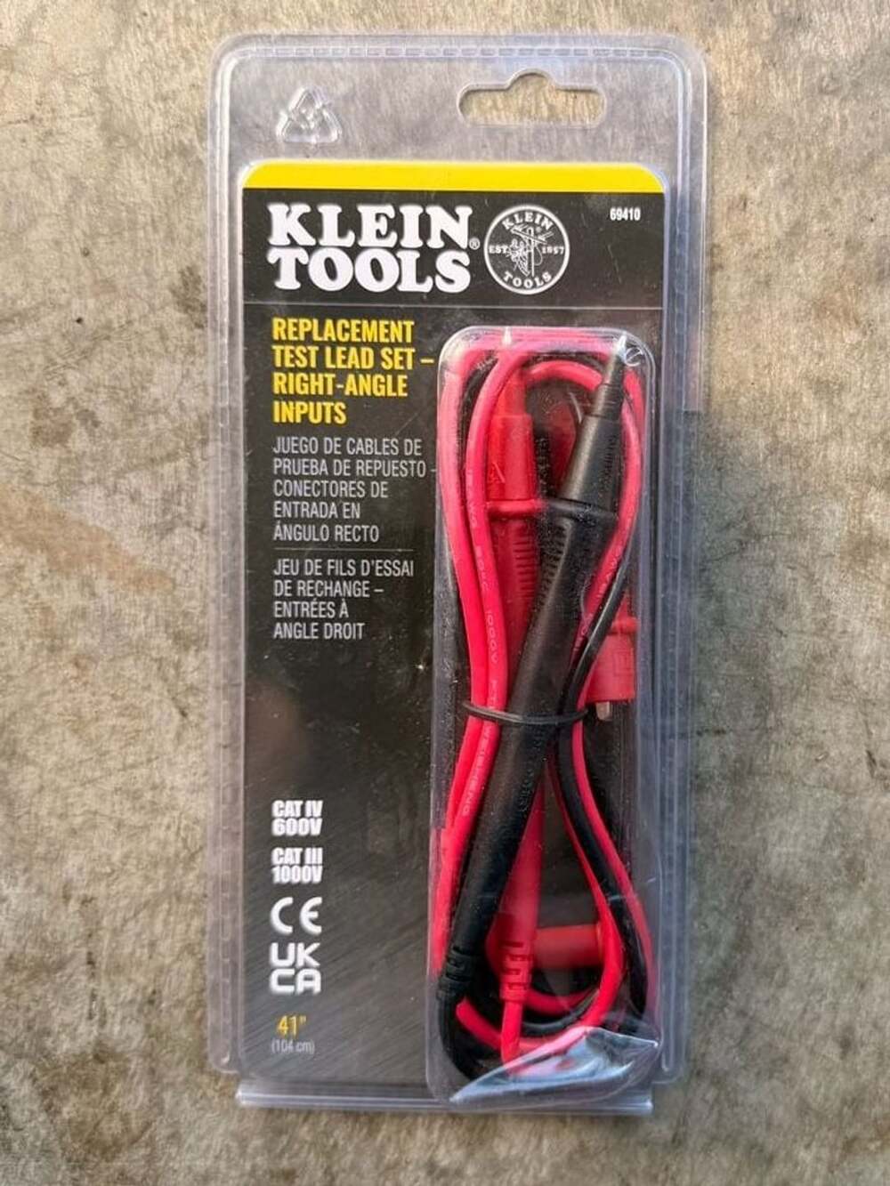 Klein Tools Replacement Test Lead Set 69410